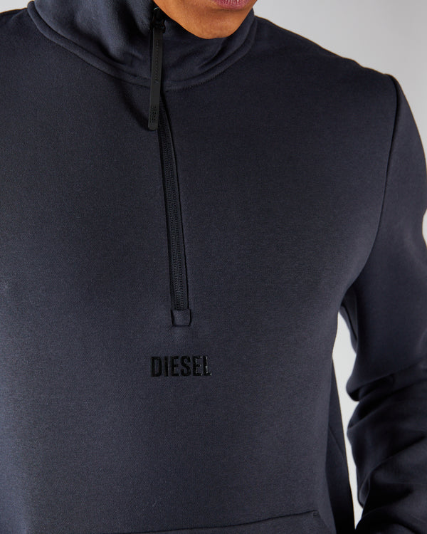 Ethan Half Zip Carbon Grey