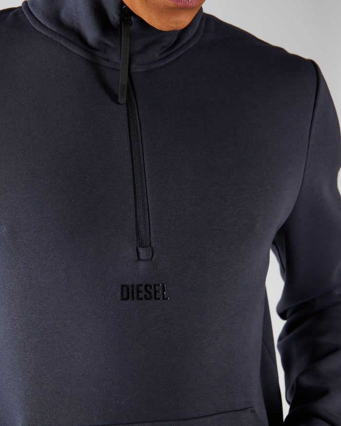 Ethan Half Zip Carbon Grey