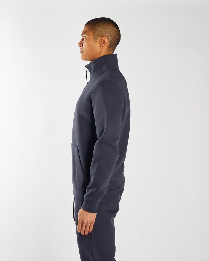 Ethan Half Zip Carbon Grey