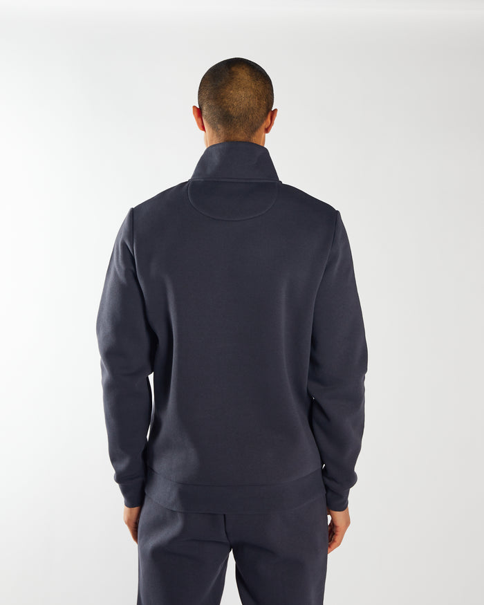 Ethan Half Zip Carbon Grey