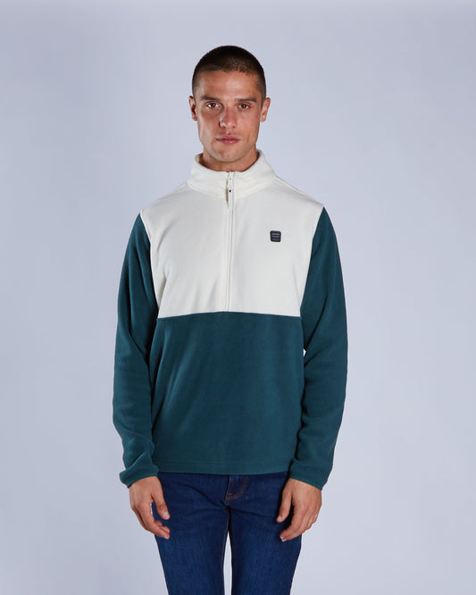 Fallon Fleece Half Zip College Green