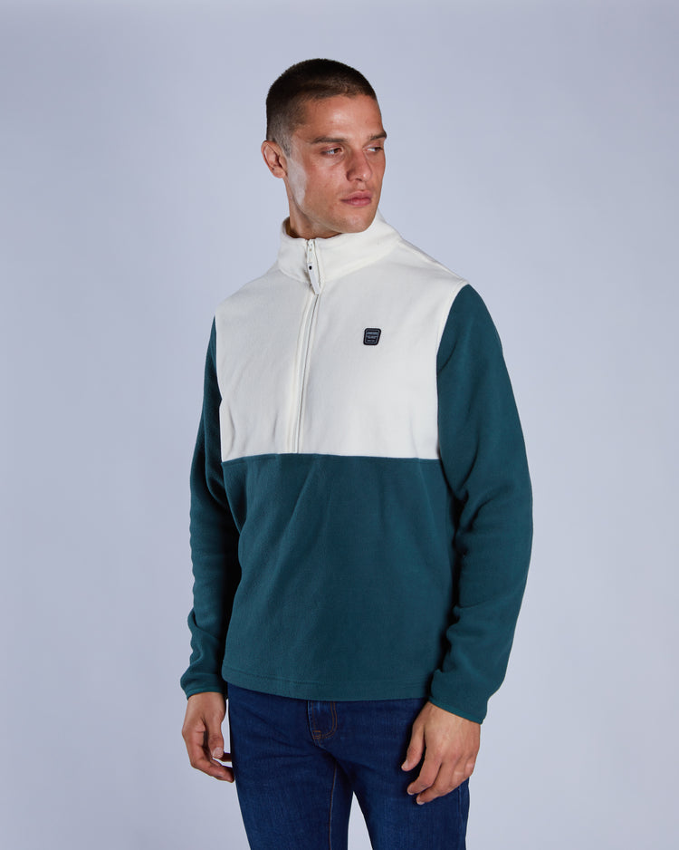 Fallon Fleece Half Zip College Green