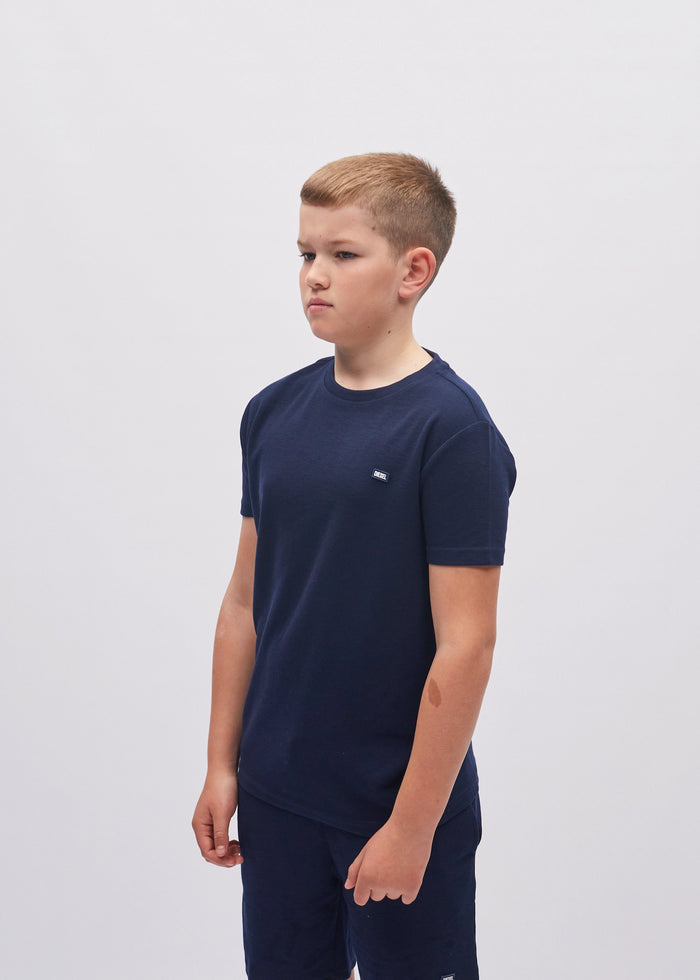 Lex Textured Tee Navy