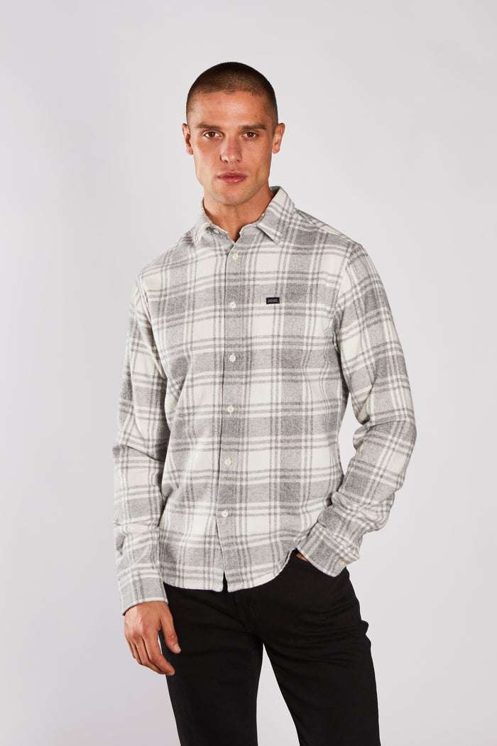 Fidel Shirt Grey/White Check