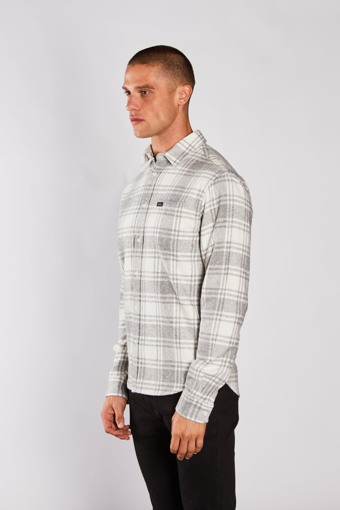 Fidel Shirt Grey/White Check