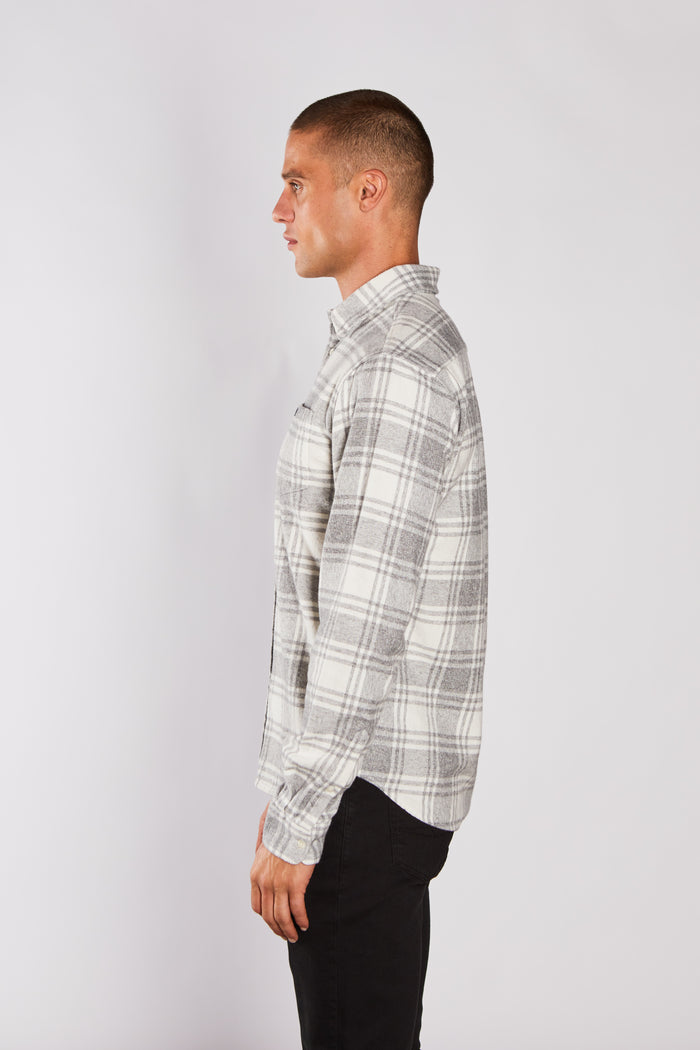 Fidel Shirt Grey/White Check