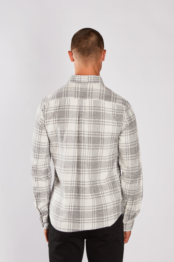 Fidel Shirt Grey/White Check