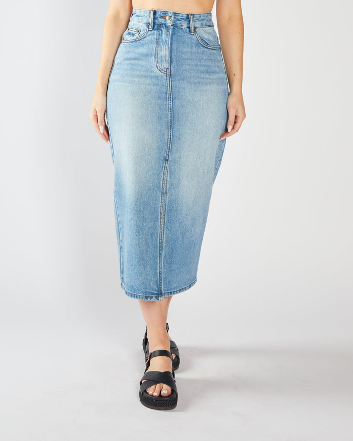 Filomena Denim Skirt Blue