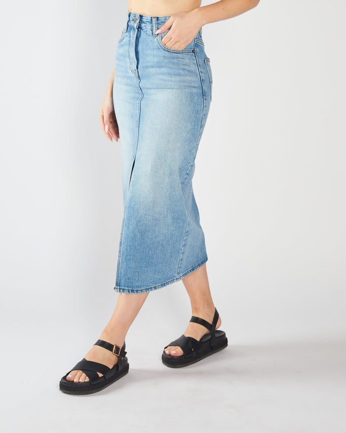 Filomena Denim Skirt Blue