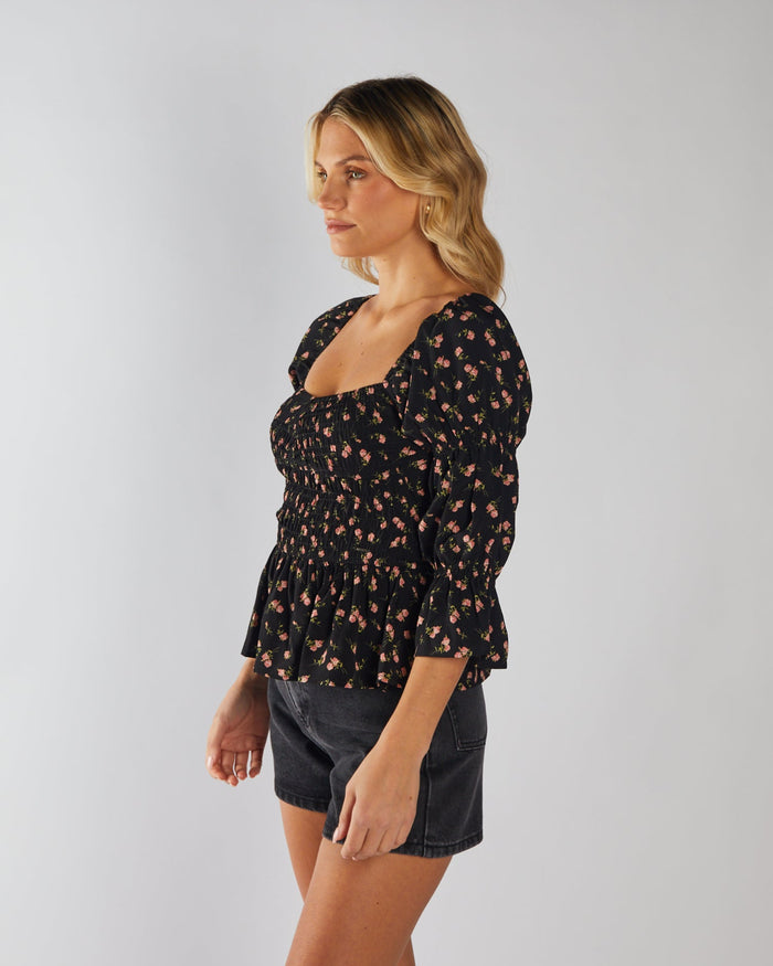 Floris Top Black