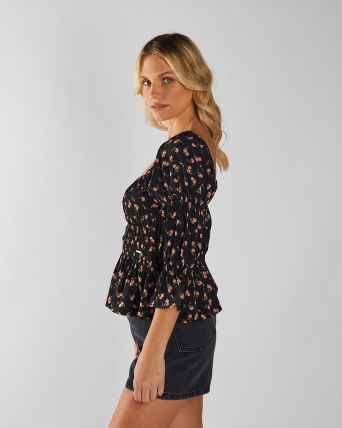 Floris Top Black