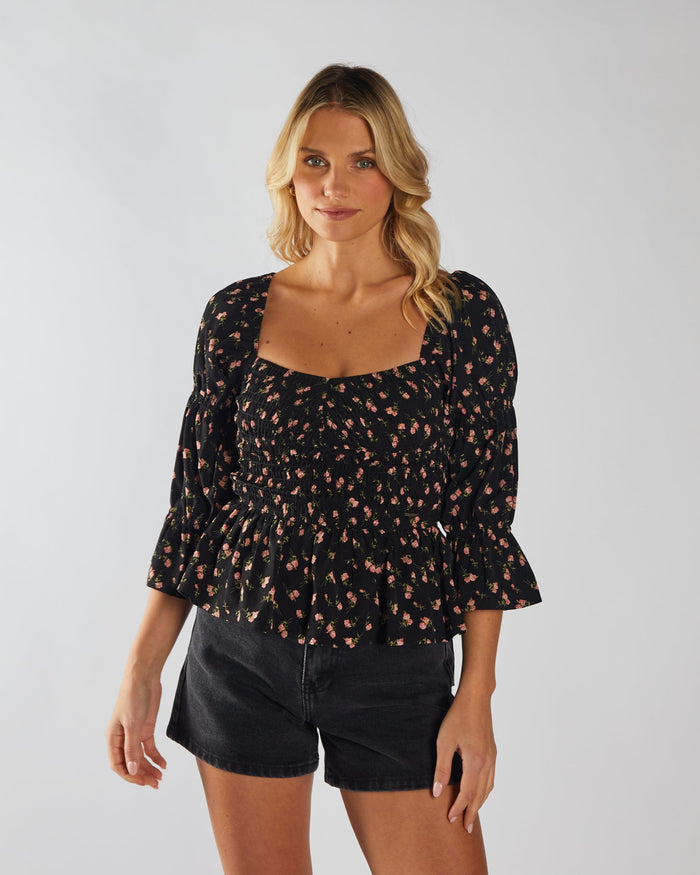 Floris Top Black