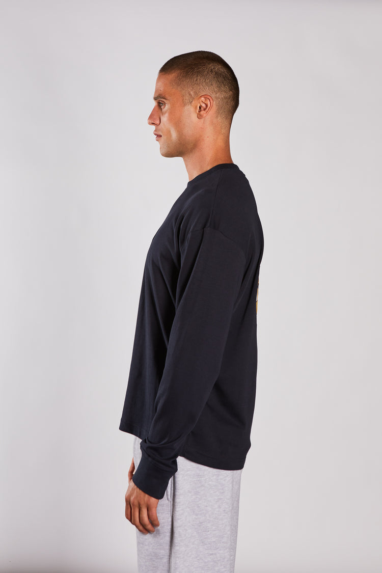 Ford Long Sleeve Tee Midnight Blue