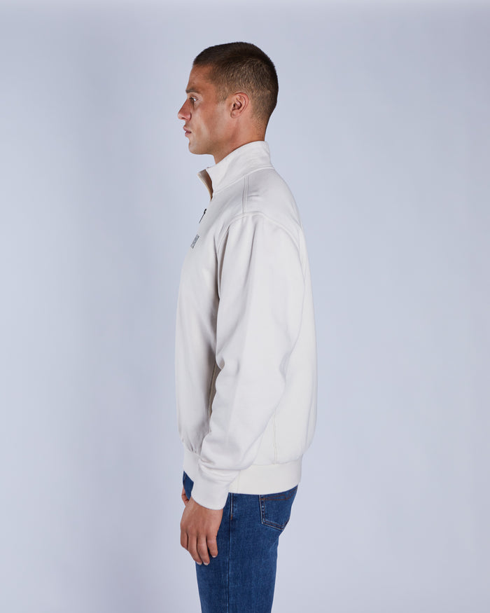 Fox Half Zip Stable Stone