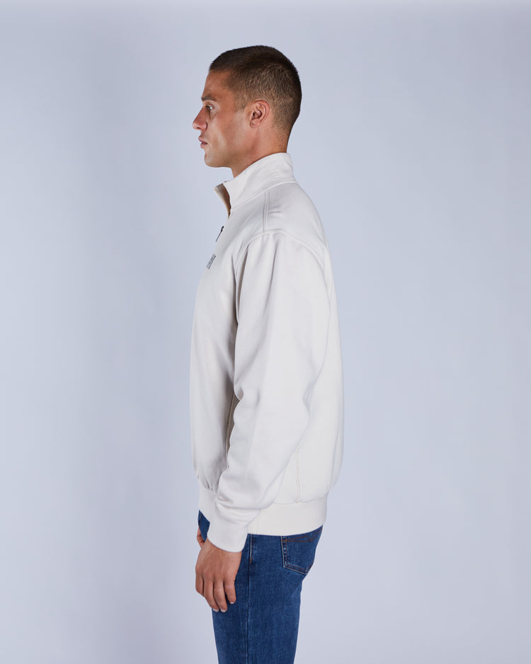 Fox Half Zip Stable Stone
