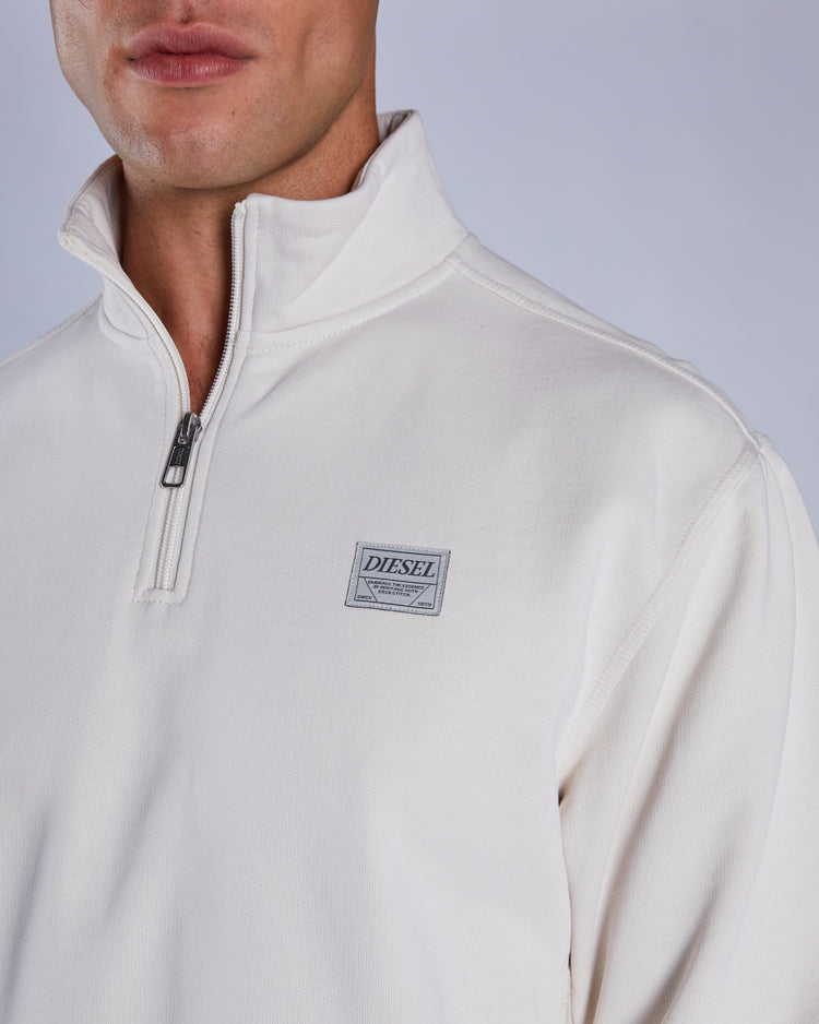 Fox Half Zip Stable Stone
