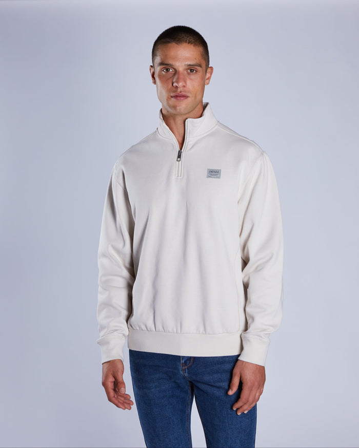 Fox Half Zip Stable Stone