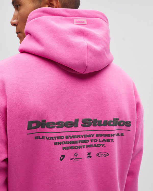 Francisco Hoodie Pink Reef