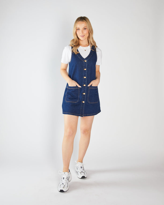 Freddi Pinny Indigo Blue