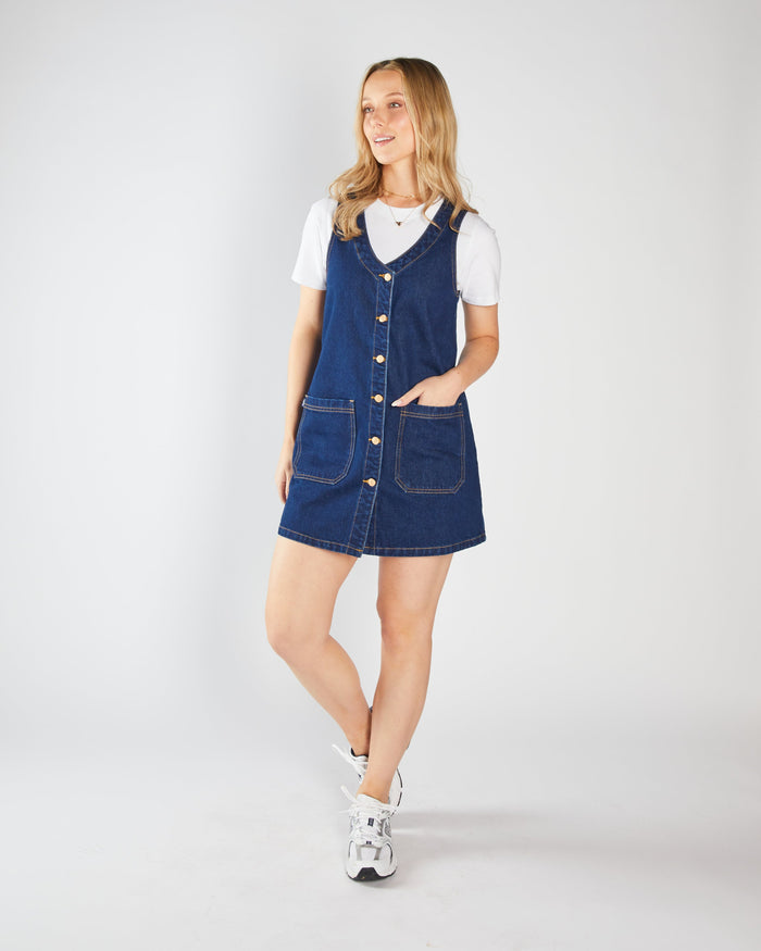 Freddi Pinny Indigo Blue