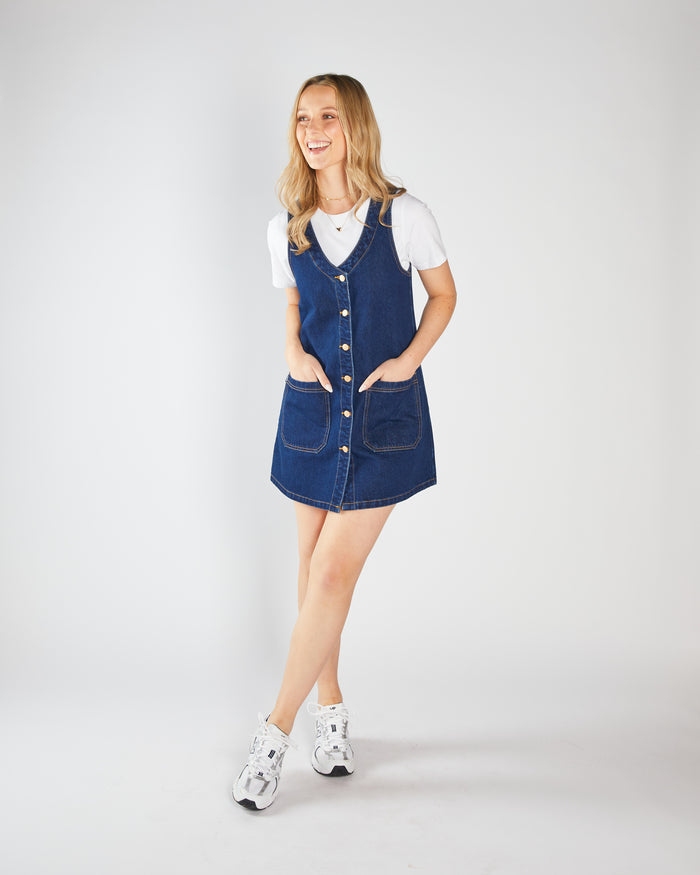 Freddi Pinny Indigo Blue