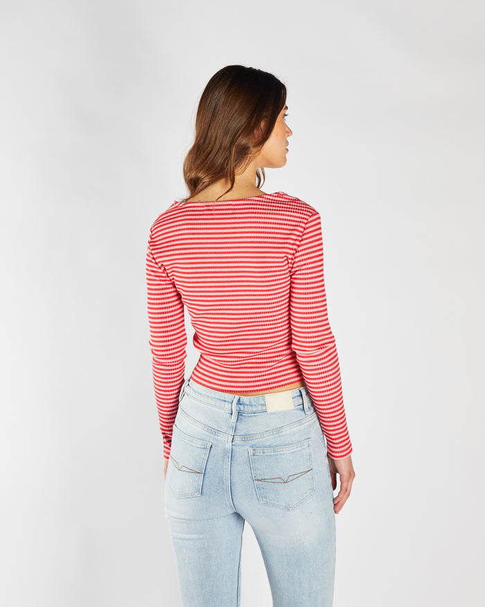 Fida Knit Pink Punch & Salsa