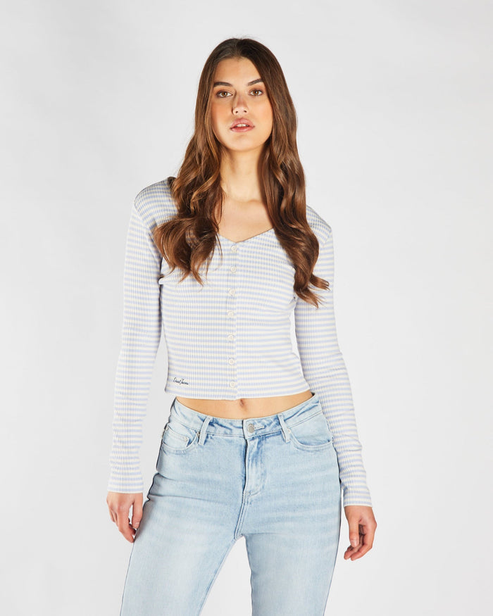 Fida Knit Periwinkle & Stone