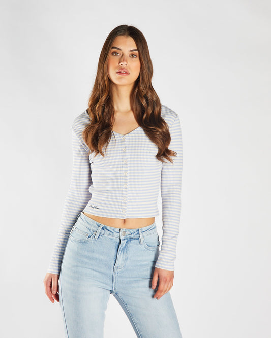 Fida Knit Periwinkle & Stone