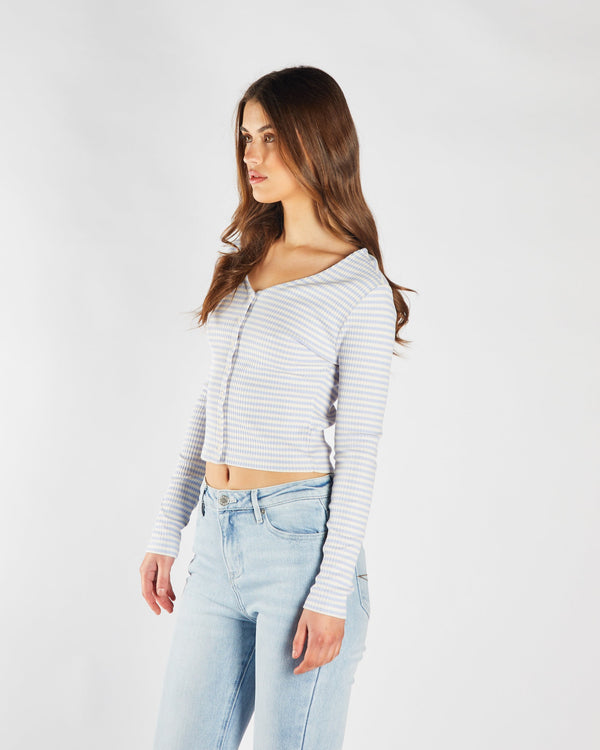 Fida Knit Periwinkle & Stone