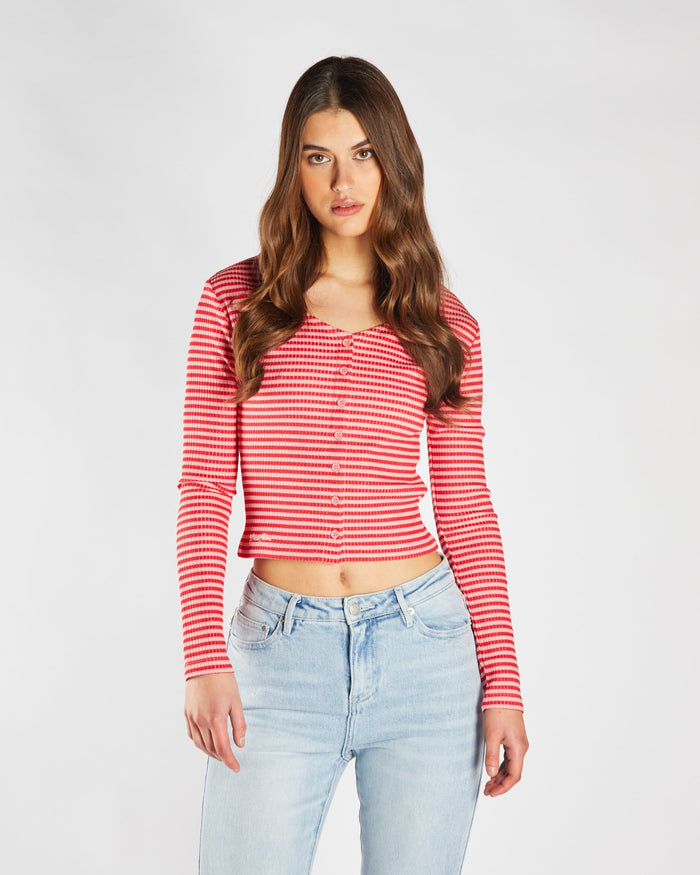 Fida Knit Pink Punch & Salsa