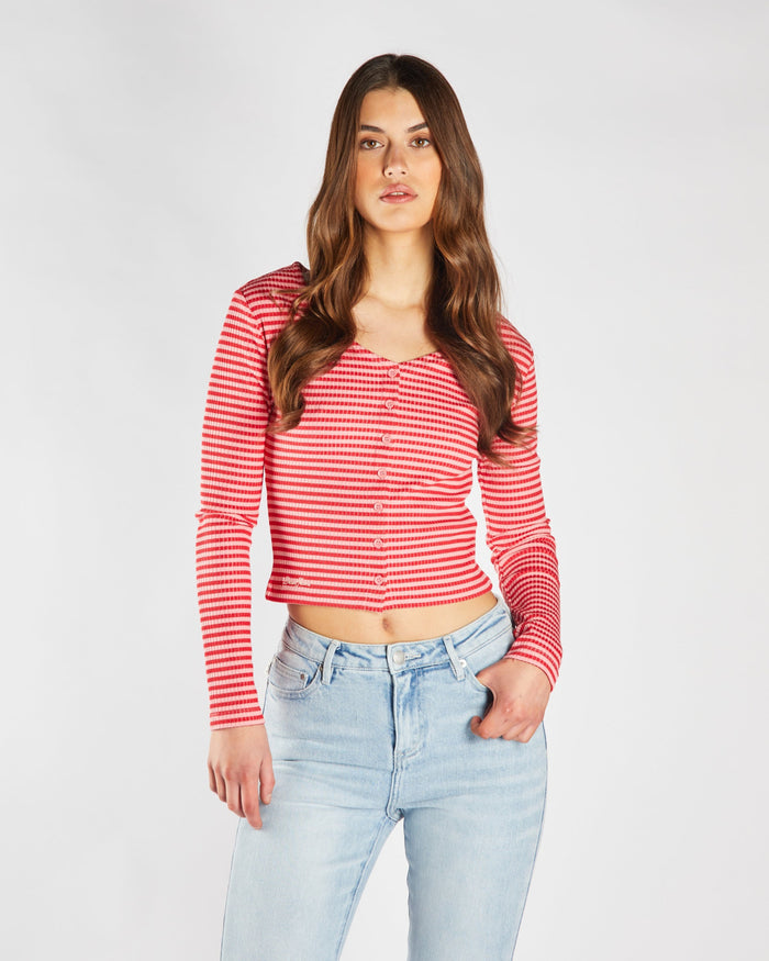 Fida Knit Pink Punch & Salsa