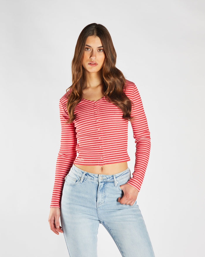 Fida Knit Pink Punch & Salsa