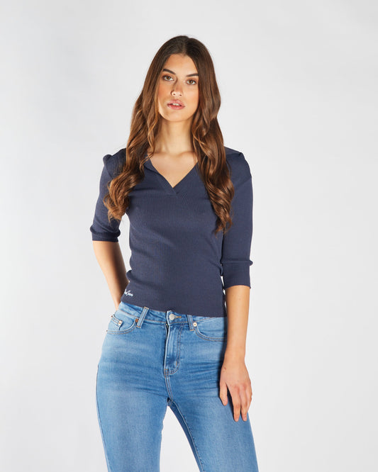 Floretta Knit Blue Nights