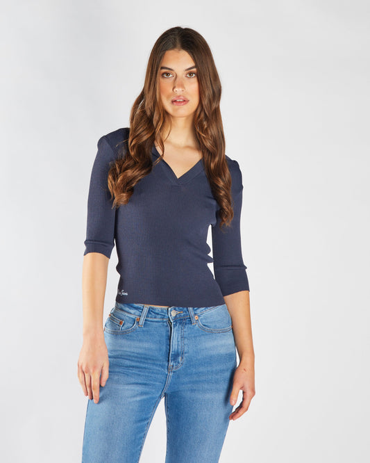 Floretta Knit Blue Nights