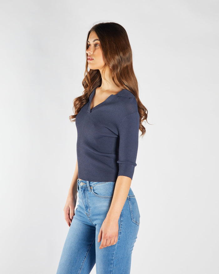 Floretta Knit Blue Nights