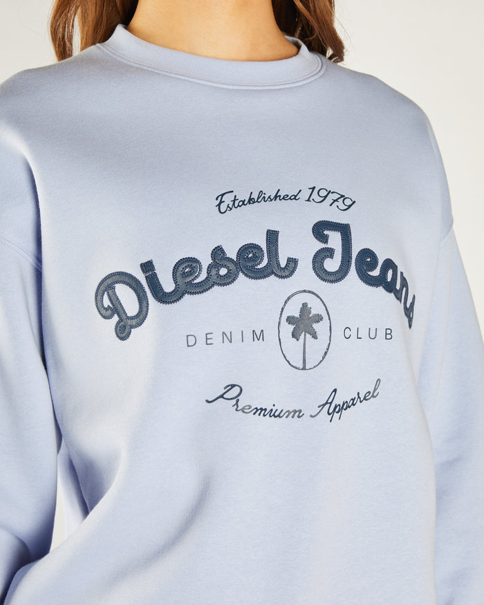 Flossy Sweatshirt Pale Periwinkle