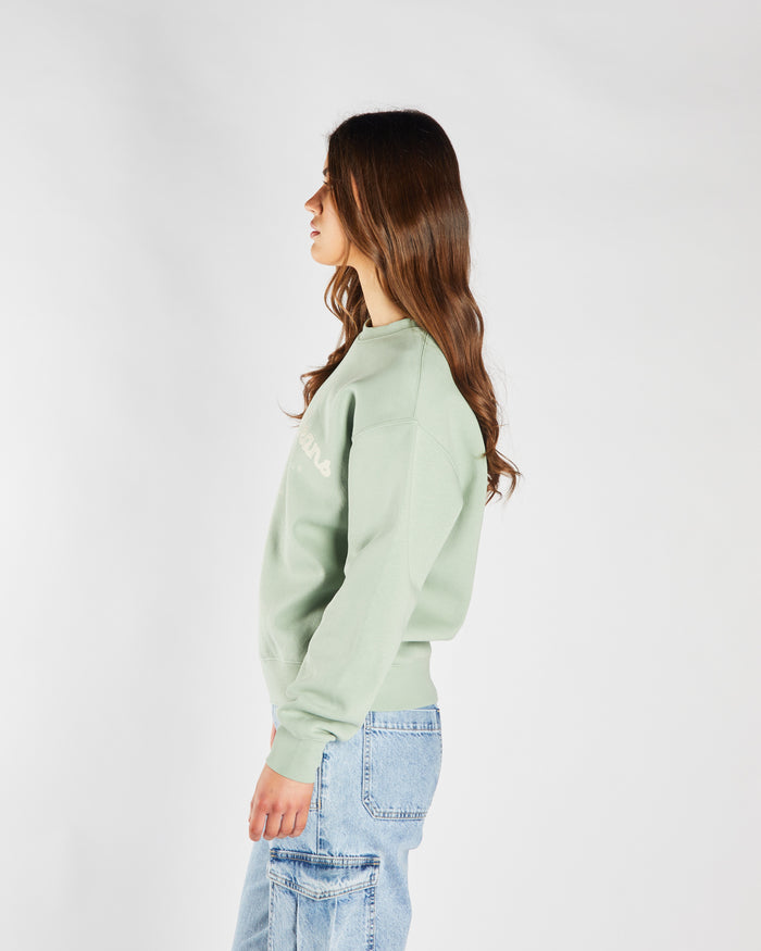 Flossy Sweatshirt Iceberg Green