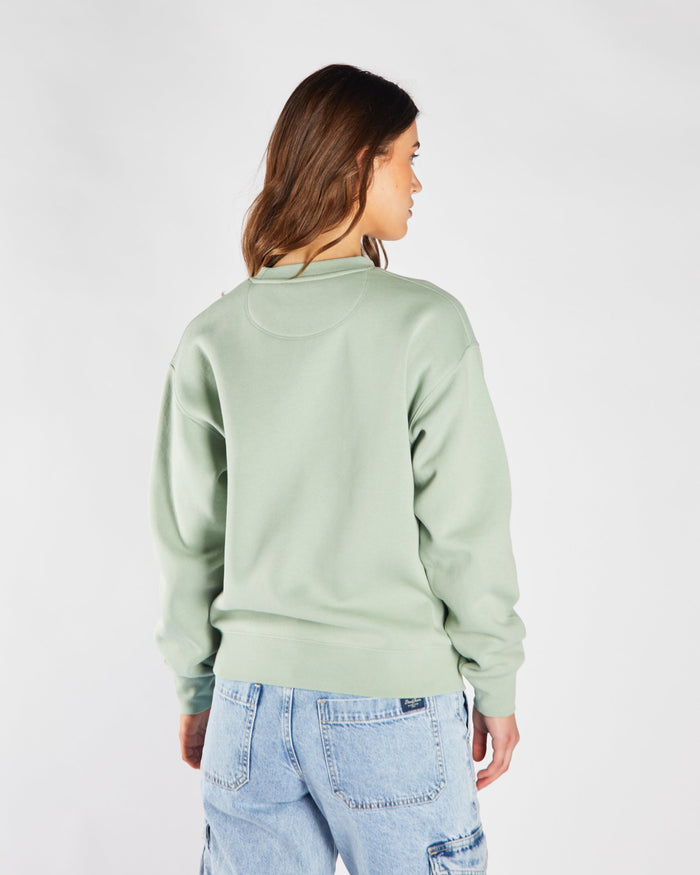 Flossy Sweatshirt Iceberg Green