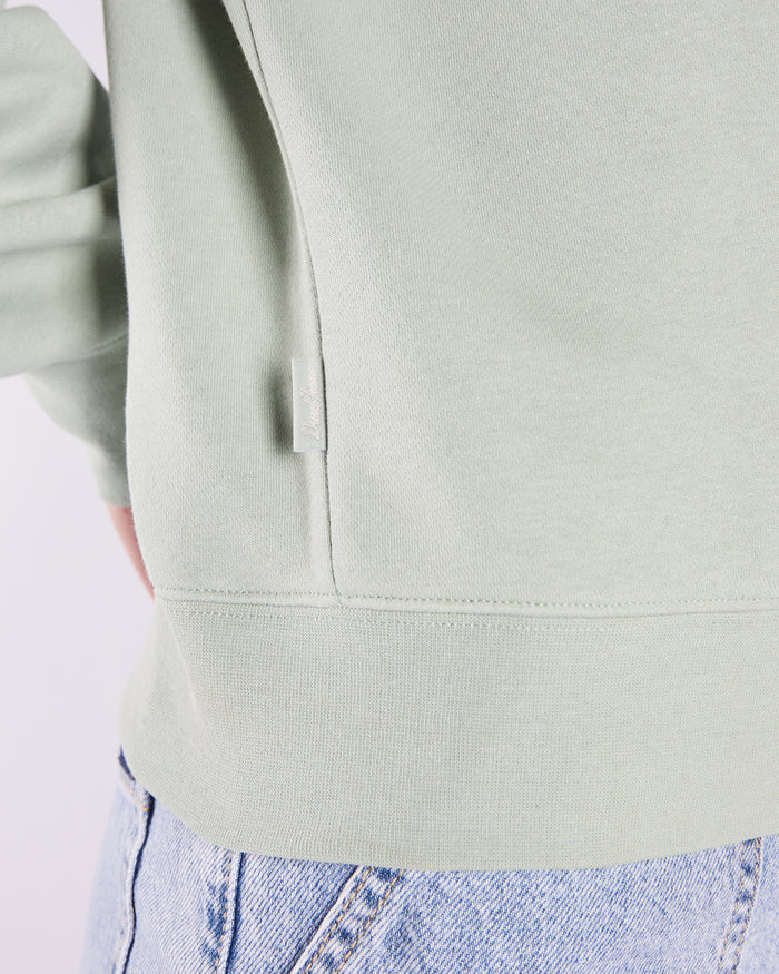 Flossy Sweatshirt Iceberg Green
