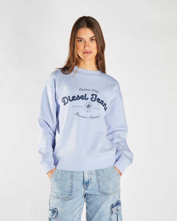 Flossy Sweatshirt Pale Periwinkle