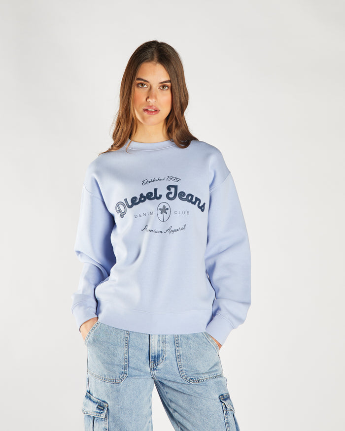Flossy Sweatshirt Pale Periwinkle
