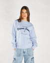 Flossy Sweatshirt Pale Periwinkle