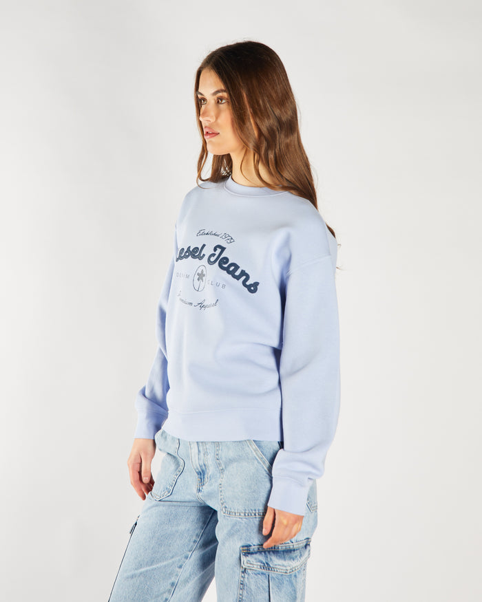 Flossy Sweatshirt Pale Periwinkle