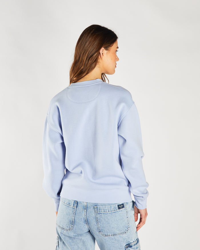 Flossy Sweatshirt Pale Periwinkle