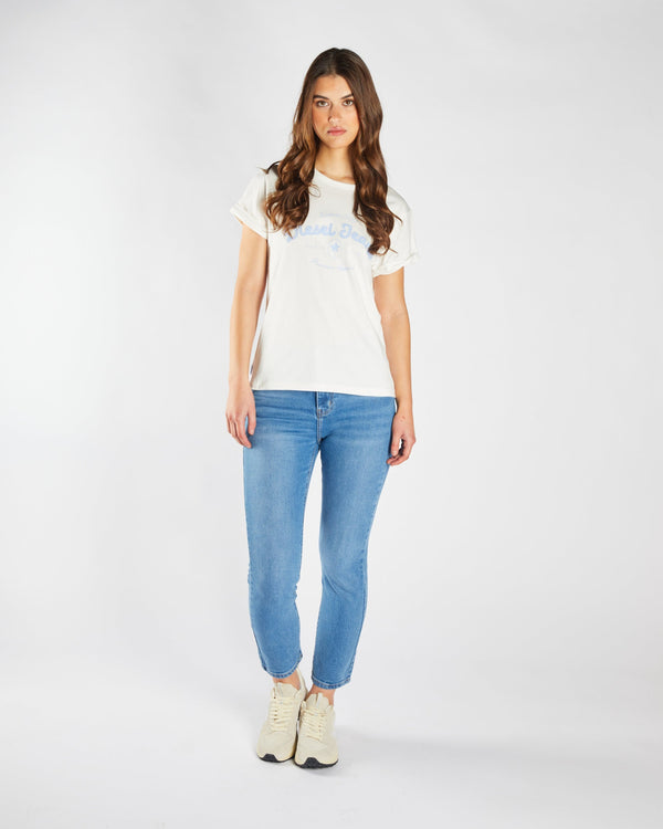 Franny Tee Dove White