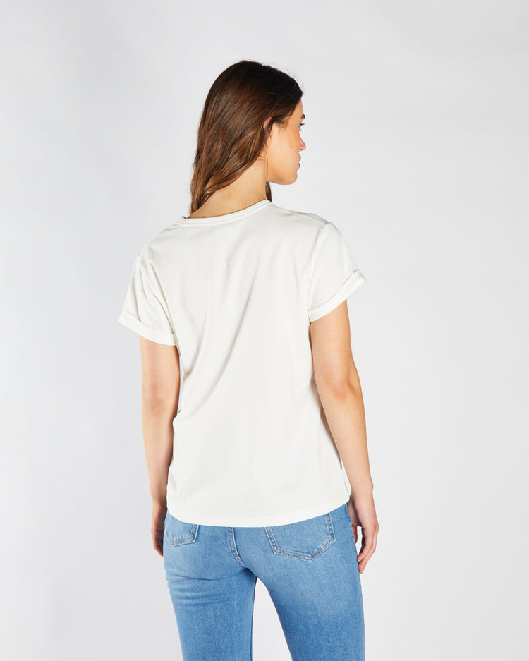 Franny Tee Dove White