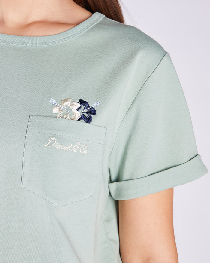 Freesia Tee Iceberg Green