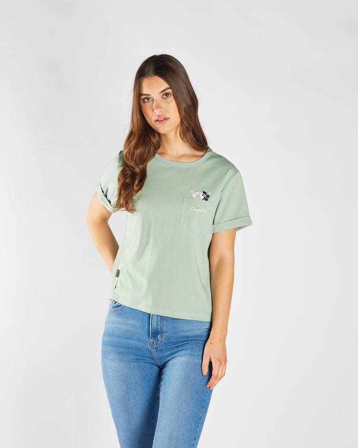 Freesia Tee Iceberg Green