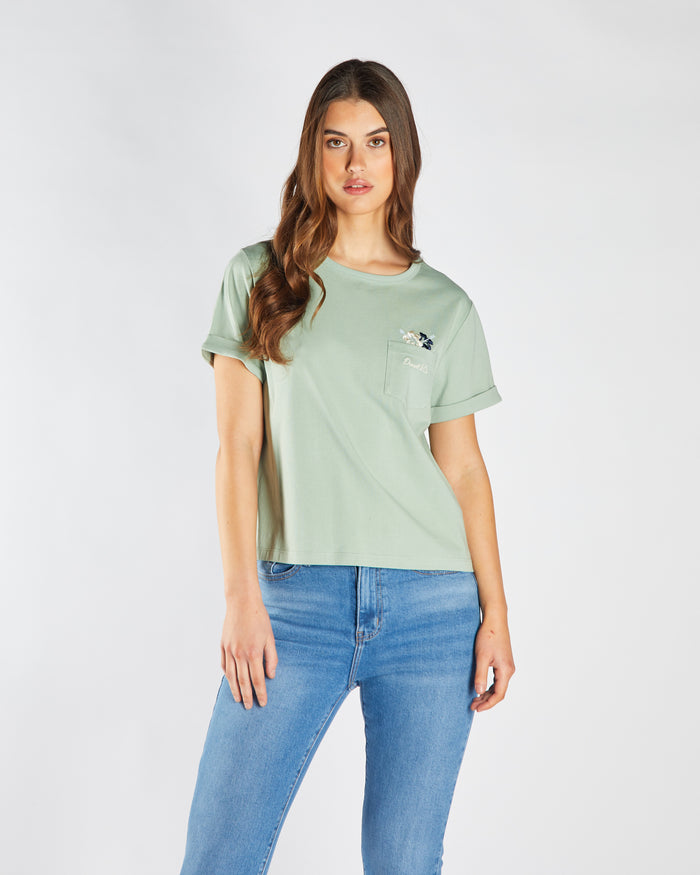 Freesia Tee Iceberg Green