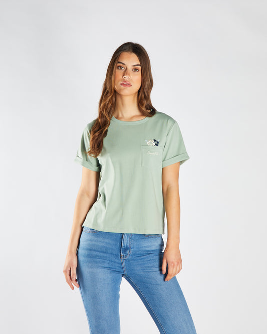 Freesia Tee Iceberg Green